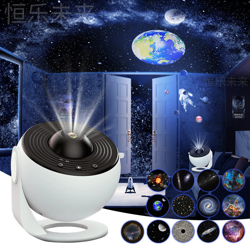 Projecteur de système solaire rotatif 360 degrés