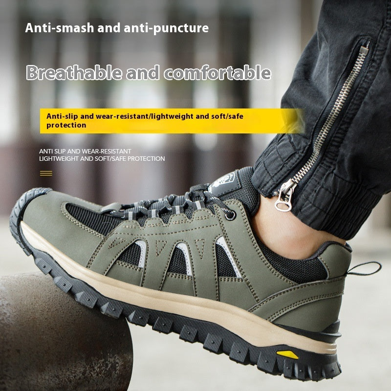 Chaussures de sécurité légères pour hommes avec embout protecteur
