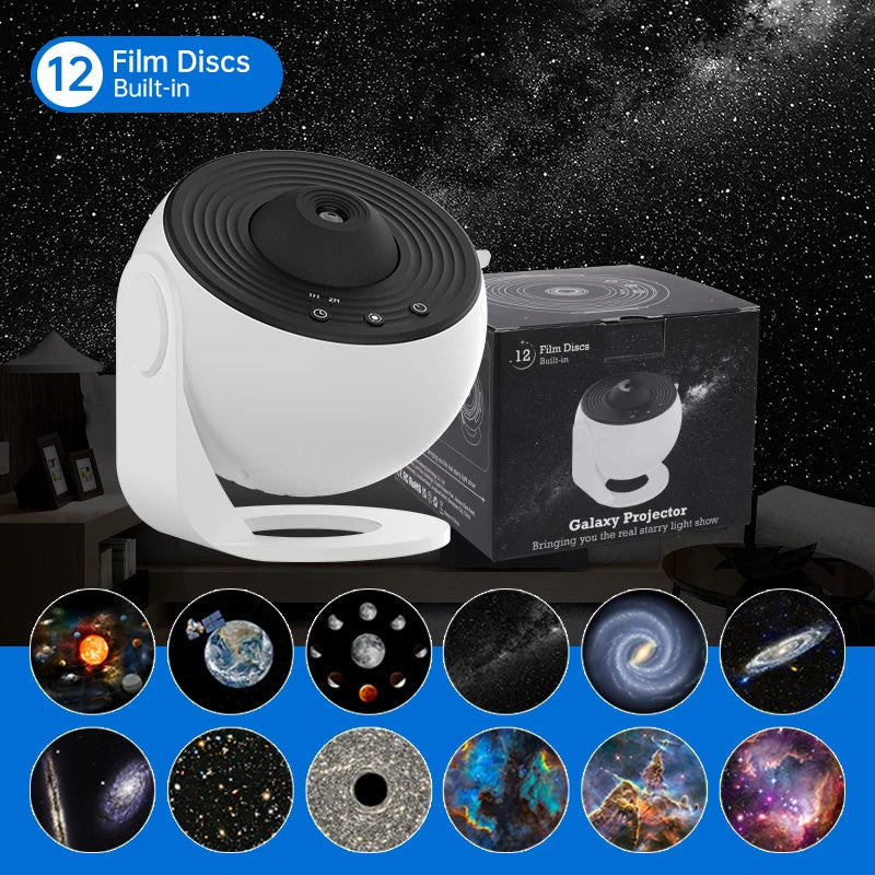 Projecteur de système solaire rotatif 360 degrés