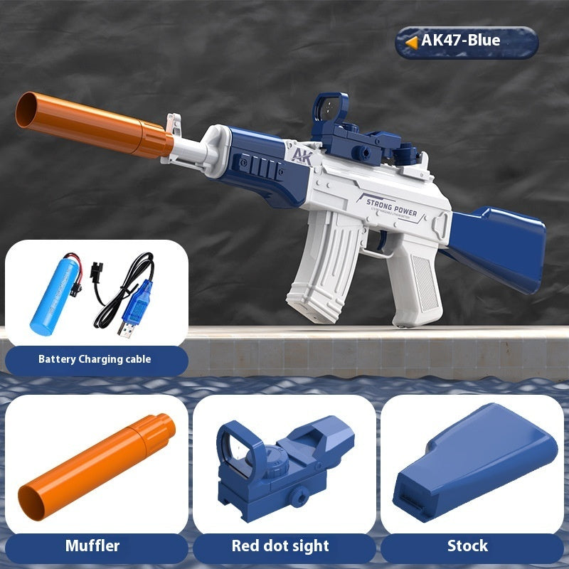 Pistolet à Eau Électrique AK47 – Tir Automatique Ultra Puissant !
