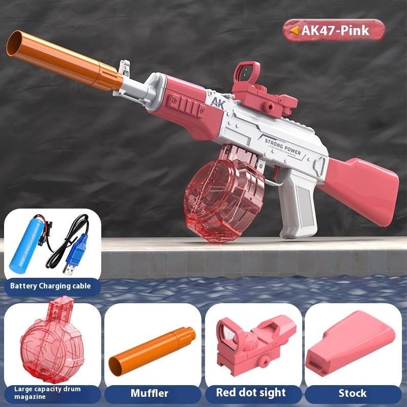 Pistolet à Eau Électrique AK47 – Tir Automatique Ultra Puissant !