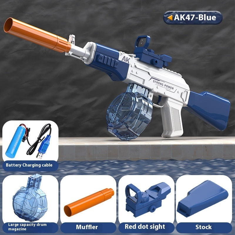 Pistolet à Eau Électrique AK47 – Tir Automatique Ultra Puissant !