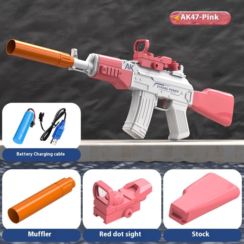 Pistolet à Eau Électrique AK47 – Tir Automatique Ultra Puissant !